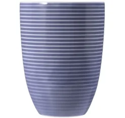 Beat Becher mit Henkel 0,35 l mit Relief Fliederblau