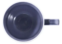 Beat Becher mit Henkel 0,35 l mit Relief Fliederblau