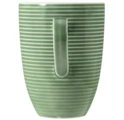Beat Becher mit Henkel 0,35 l mit Relief Salbeigrün