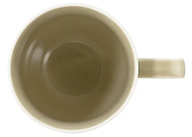 Beat Becher mit Henkel 0,35 l mit Relief Sandbeige