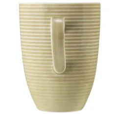 Beat Becher mit Henkel 0,35 l mit Relief Sandbeige