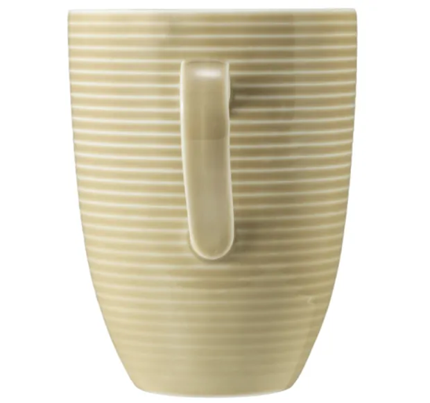 Beat Becher mit Henkel 0,35 l mit Relief Sandbeige