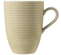 Beat Becher mit Henkel 0,35 l mit Relief Sandbeige