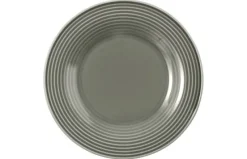 Beat Brotteller rund 17 cm Color Glaze Perlgrau