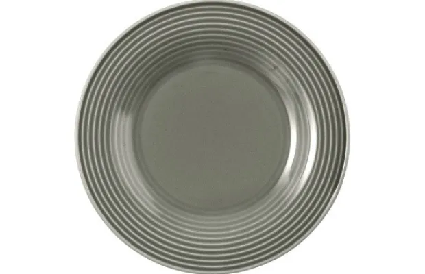 Beat Brotteller rund 17 cm Color Glaze Perlgrau