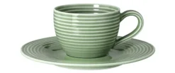 Beat Espressoobertasse 0,11 l mit Relief Salbeigrün