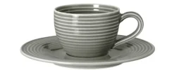 Beat Espressoobertasse 0,11 l mit Relief Perlgrau
