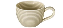 Beat Espressoobertasse 0,11 l mit Relief Sandbeige