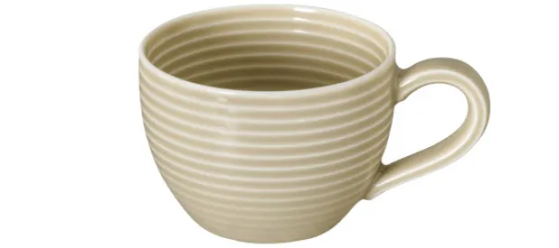 Beat Espressoobertasse 0,11 l mit Relief Sandbeige