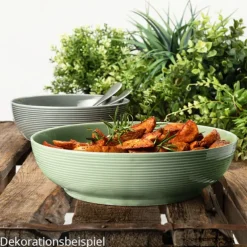 Beat Foodbowl 25 cm Color Glaze Salbeigrün