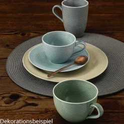 Beat Frühstücksteller rund 23 cm Color Glaze Sandbeige