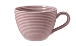 Beat Kaffeeobertasse 0,26 l mit Relief Altrosa
