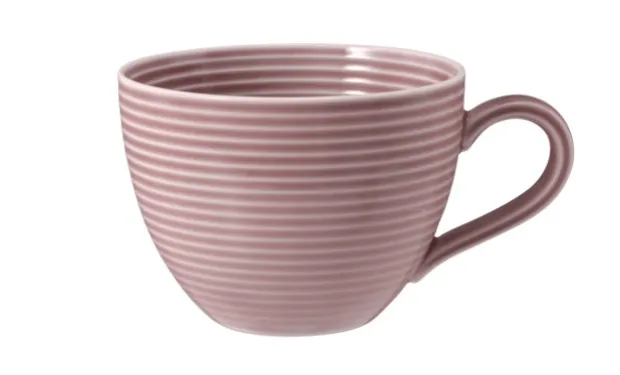 Beat Kaffeeobertasse 0,26 l mit Relief Altrosa