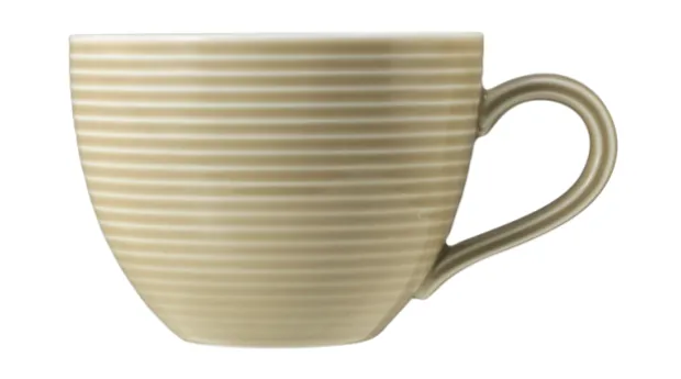 Beat Kaffeeobertasse 0,26 l mit Relief Sandbeige