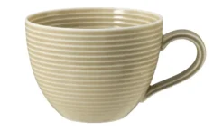 Beat Kaffeeobertasse 0,26 l mit Relief Sandbeige
