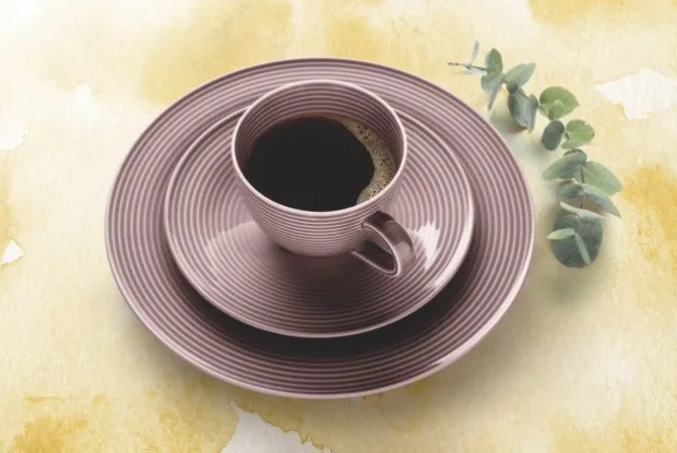 Beat Kombi-Untertasse groß 16,5 cm Color Glaze Altrosa