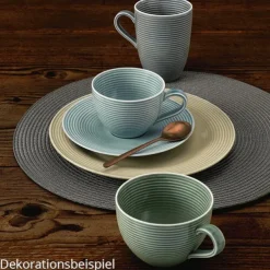 Beat Kombi-Untertasse groß 16,5 cm Color Glaze Arktisblau