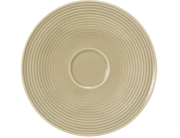 Beat Kombi-Untertasse groß 16,5 cm Color Glaze Sandbeige