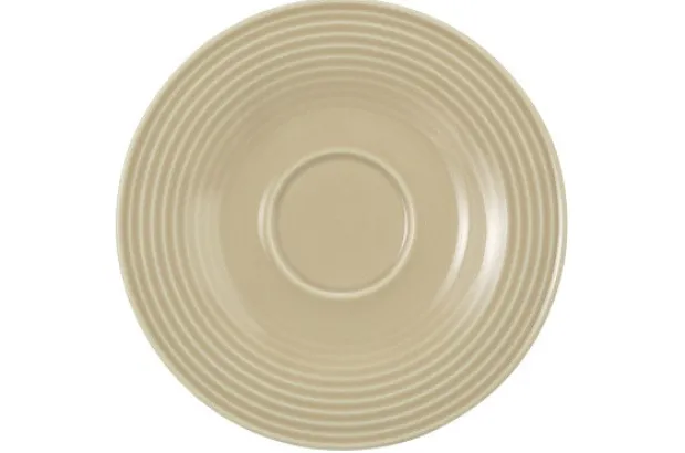 Beat Kombi-Untertasse klein 13,5 cm Color Glaze Sandbeige