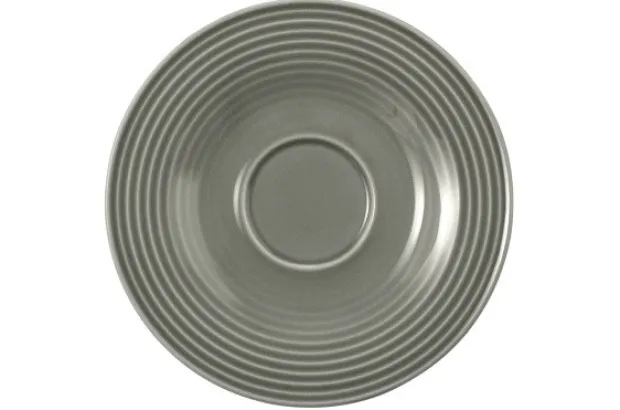 Beat Kombi-Untertasse klein 13,5 cm Color Glaze Perlgrau