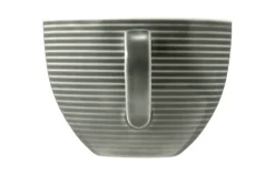 Beat Milchkaffeeobertasse 0,35 l mit Relief Perlgrau