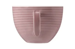 Beat Milchkaffeeobertasse 0,35 l mit Relief Altrosa