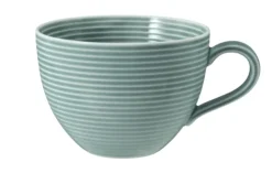 Beat Milchkaffeeobertasse 0,35 l mit Relief Arktisblau