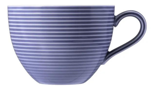 Beat Milchkaffeeobertasse 0,35 l mit Relief Fliederblau