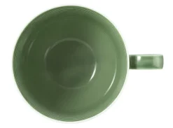 Beat Milchkaffeeobertasse 0,35 l mit Relief Salbeigrün