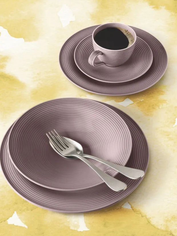 Beat Pasta-/Salatteller 27,5 cm Color Glaze Altrosa