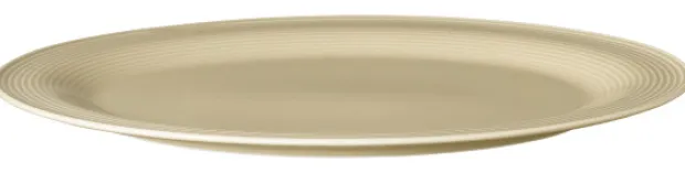 Beat Servierplatte oval 35x28 cm Color Glaze Sandbeige