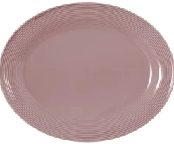 Beat Servierplatte oval 35x28 cm Color Glaze Altrosa