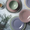 Beat Servierplatte oval 35x28 cm Color Glaze Fliederblau