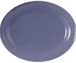 Beat Servierplatte oval 35x28 cm Color Glaze Fliederblau