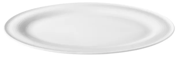 Beat Servierplatte oval 31x24 cm weiß