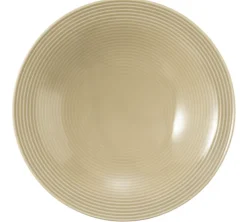 Beat Suppenteller rund 22,5 cm Color Glaze Sandbeige