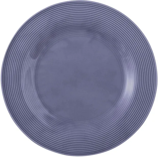 Beat Teller flach 30 cm Color Glaze Fliederblau