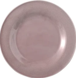 Beat Teller flach 30 cm Color Glaze Altrosa