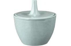 Beat Zuckerdose 0,27 l mit Relief Color Glaze Arktisblau