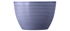 Beat Zuckerdose 0,27 l mit Relief Color Glaze Fliederblau