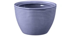 Beat Zuckerdose 0,27 l mit Relief Color Glaze Fliederblau