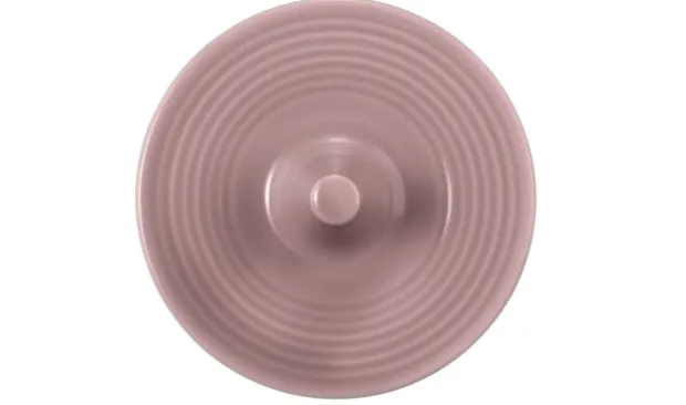 Beat Zuckerdose 0,27 l mit Relief Color Glaze Altrosa