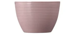 Beat Zuckerdose 0,27 l mit Relief Color Glaze Altrosa