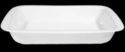 Compact Auflaufform eckig 38x24 cm weiss uni