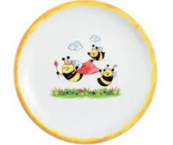 Compact Frühstücksteller rund 19 cm Fleißige Bienen AUSLAUF