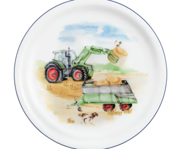 Compact Frühstücksteller rund 19 cm Mein Traktor