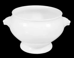 Compact Löwenkopfterrine ohne Deckel 2,10 l weiss uni