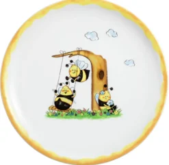 Compact Speiseteller rund 25,5 cm Fleißige Bienen AUSLAUF