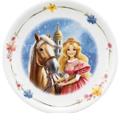 Compact Speiseteller rund 25,5 cm Prinzessin