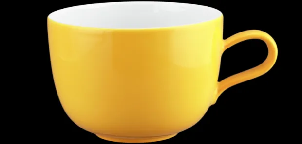 Liberty Milchkaffeeobertasse 0,38 l Pure Colors yellow glow